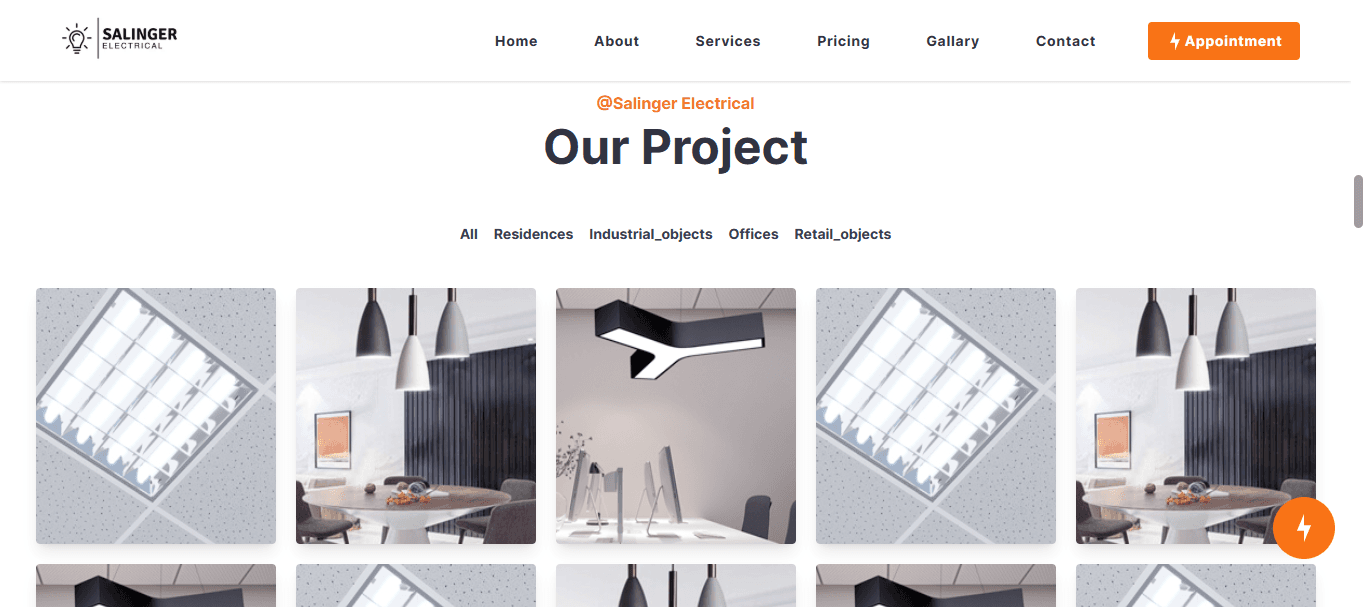 Electrician Website — screenshot 3