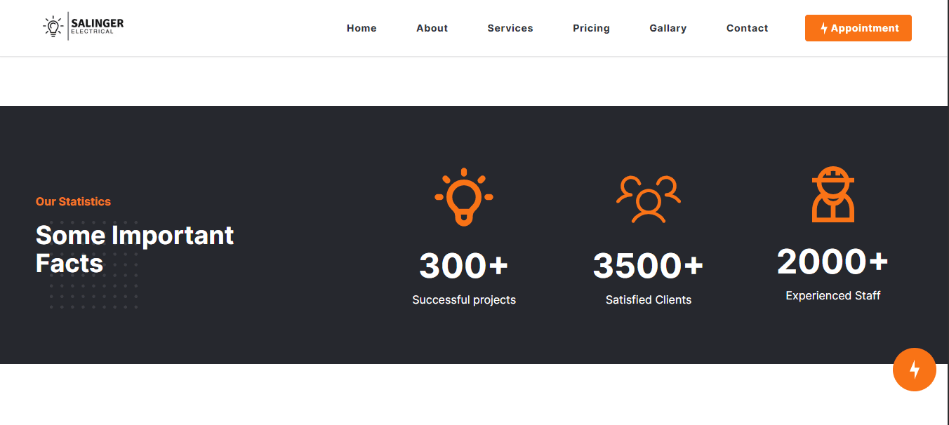 Electrician Website — screenshot 4