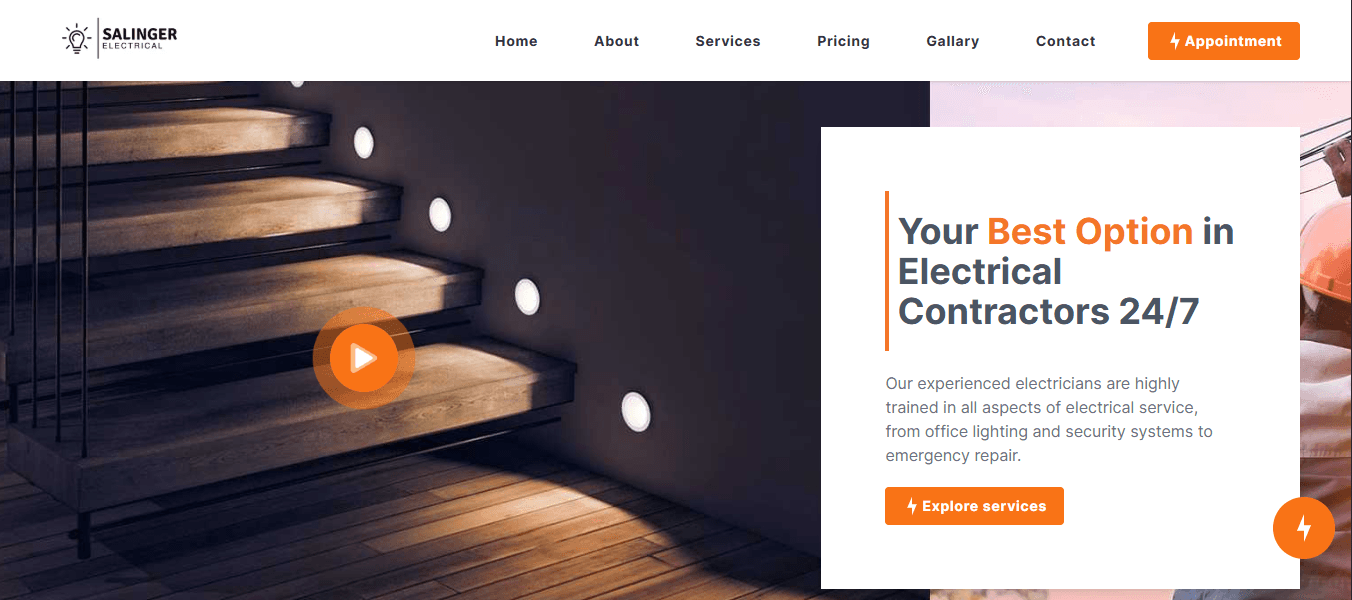 Electrician Website — screenshot 6
