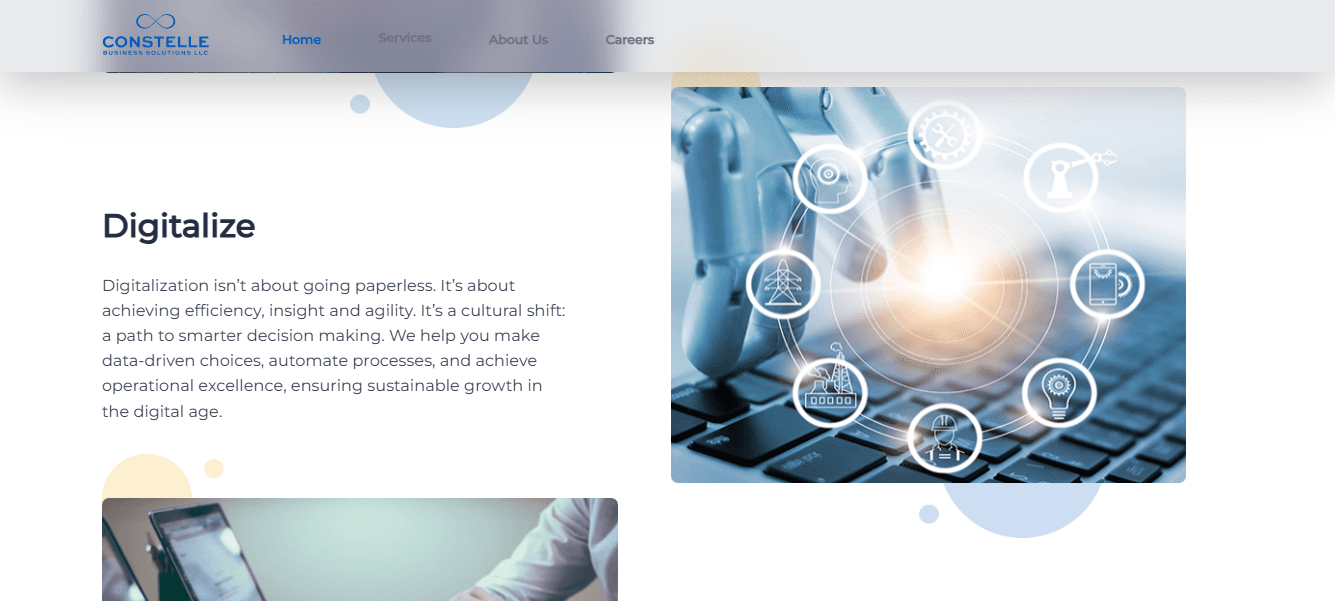 Constelle website — screenshot 5