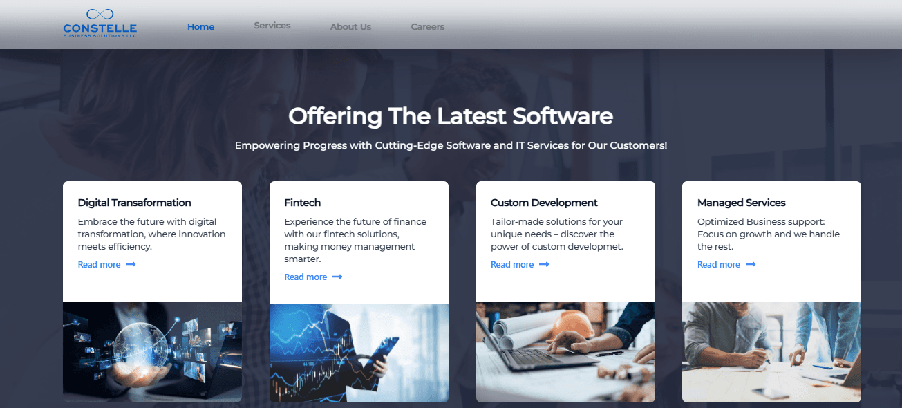 Constelle website — screenshot 7