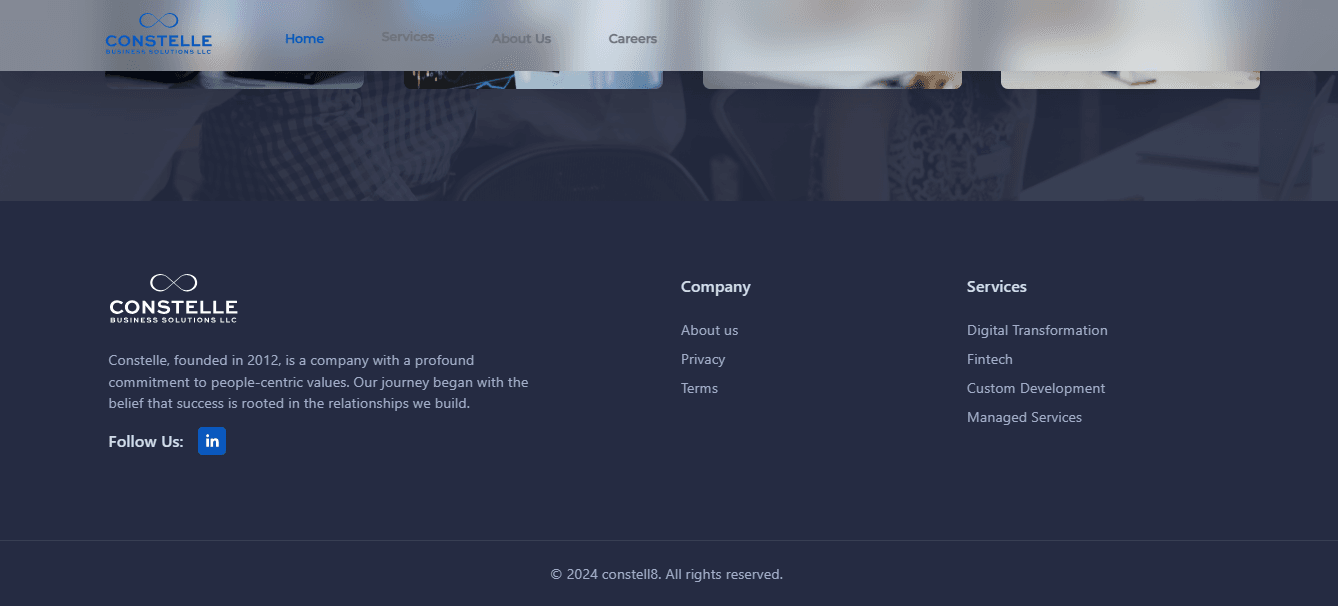 Constelle website — screenshot 8
