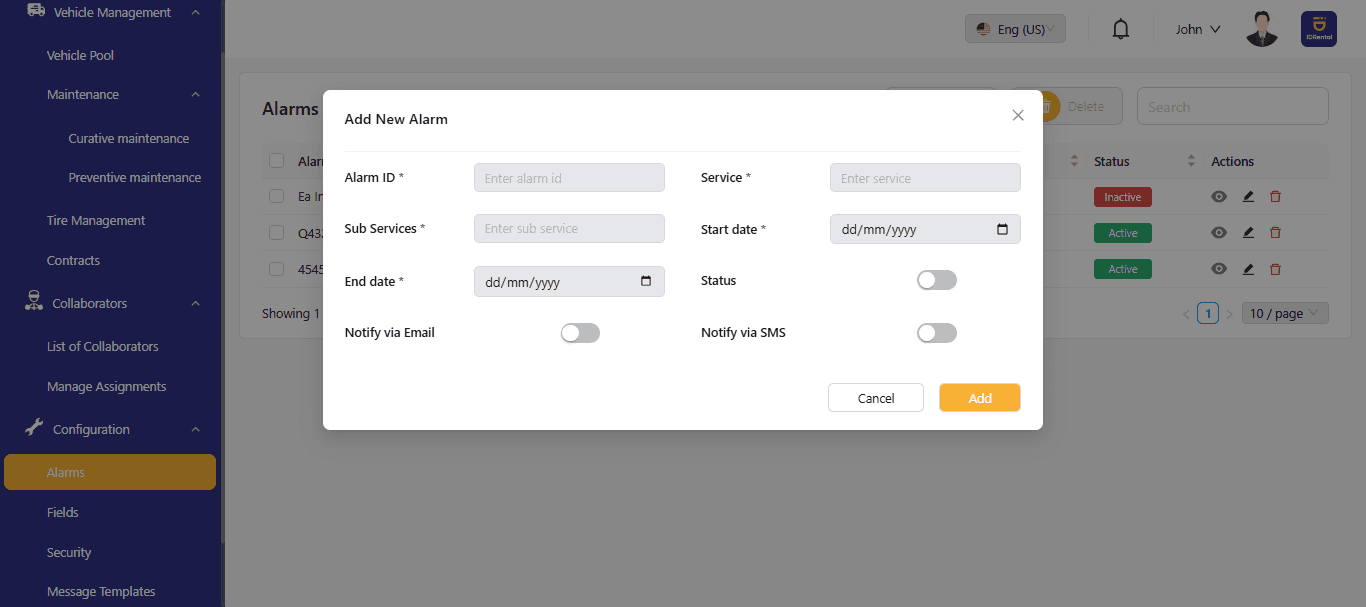 Truck Fleet Management System Admin Panel — screenshot 13