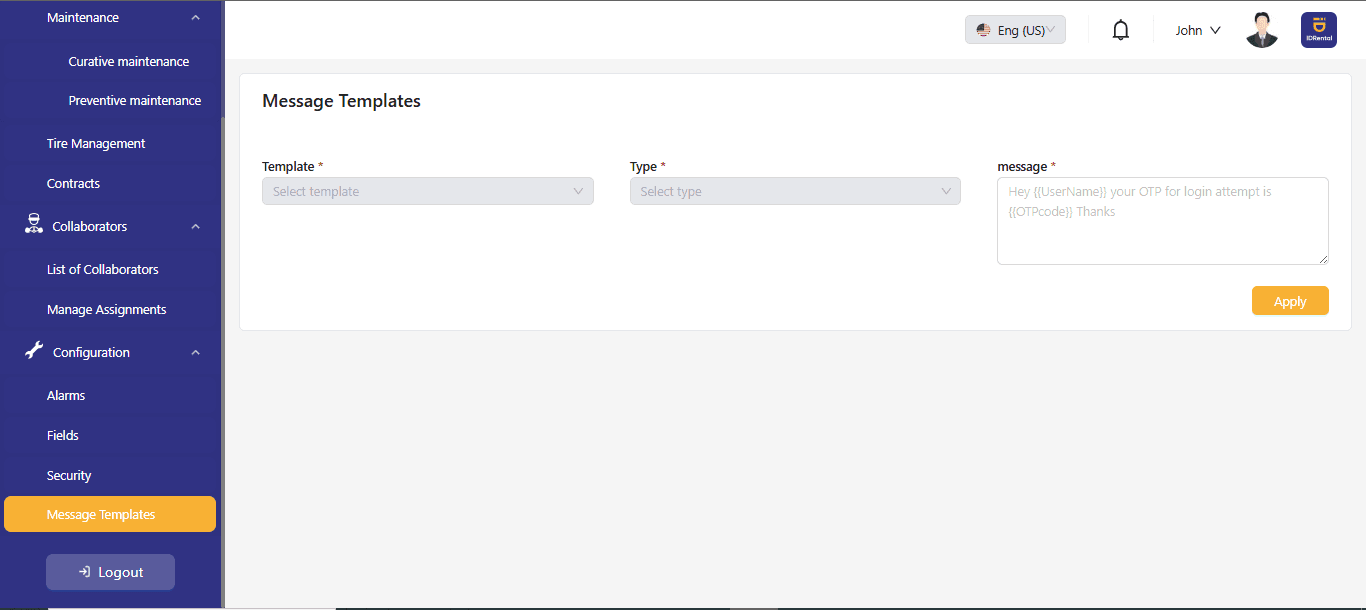 Truck Fleet Management System Admin Panel — screenshot 16
