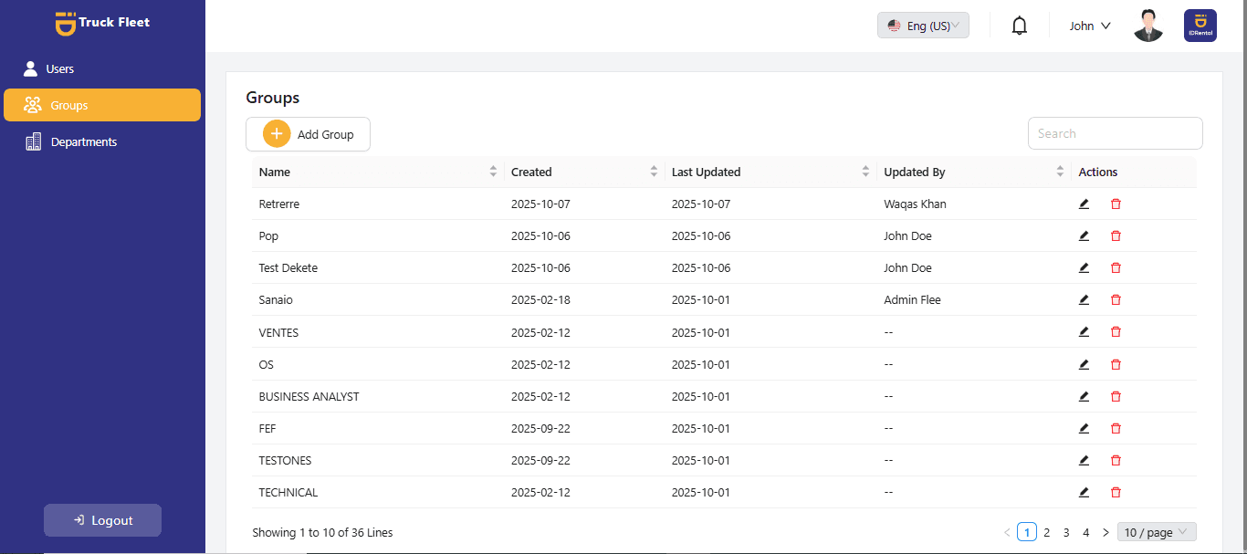 Truck Fleet Management System Admin Panel — screenshot 19