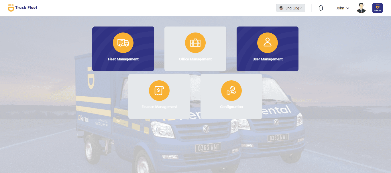 Truck Fleet Management System Admin Panel — screenshot 2