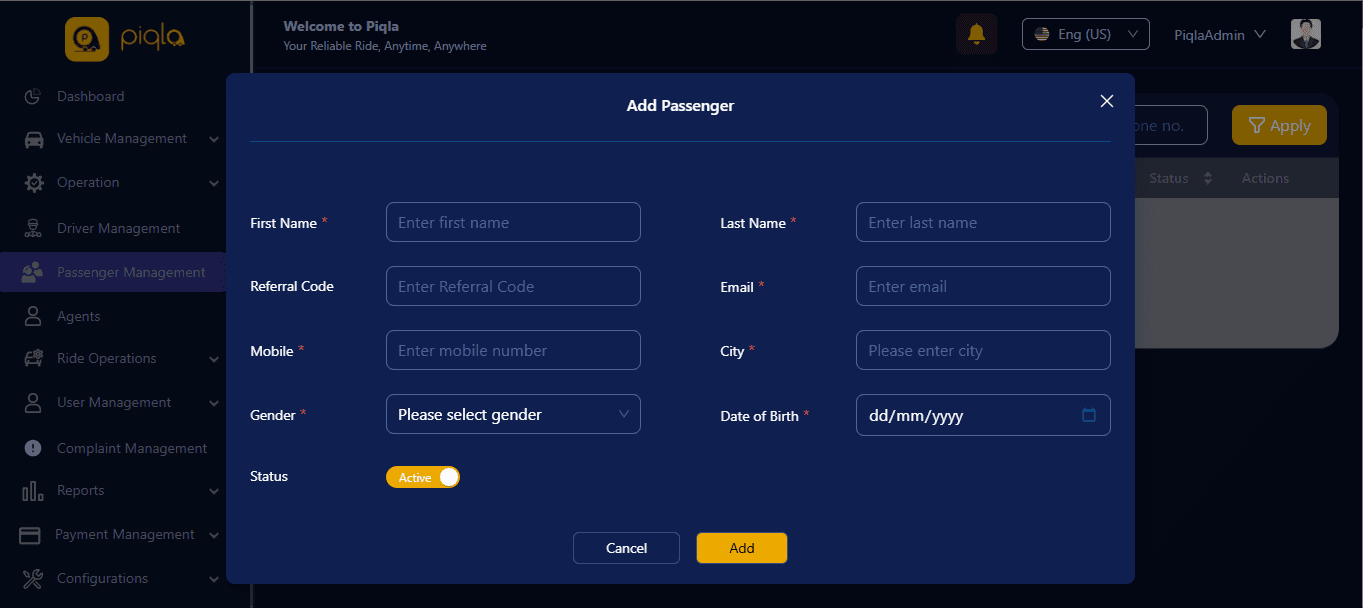 Piqla Admin Panel — screenshot 13