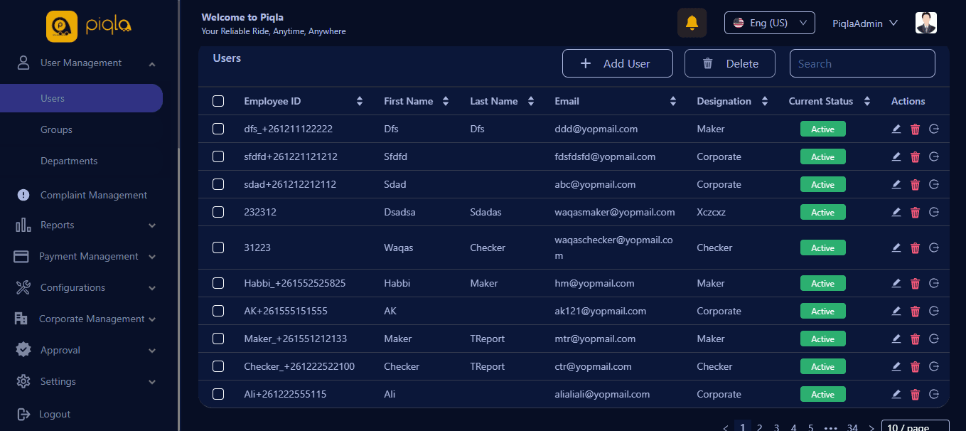 Piqla Admin Panel — screenshot 21
