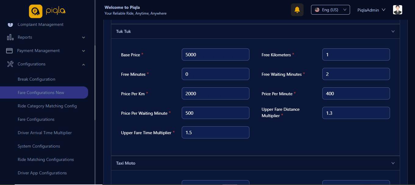 Piqla Admin Panel — screenshot 39