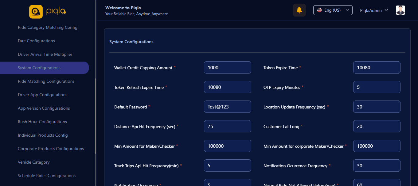 Piqla Admin Panel — screenshot 43