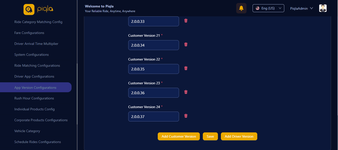 Piqla Admin Panel — screenshot 50