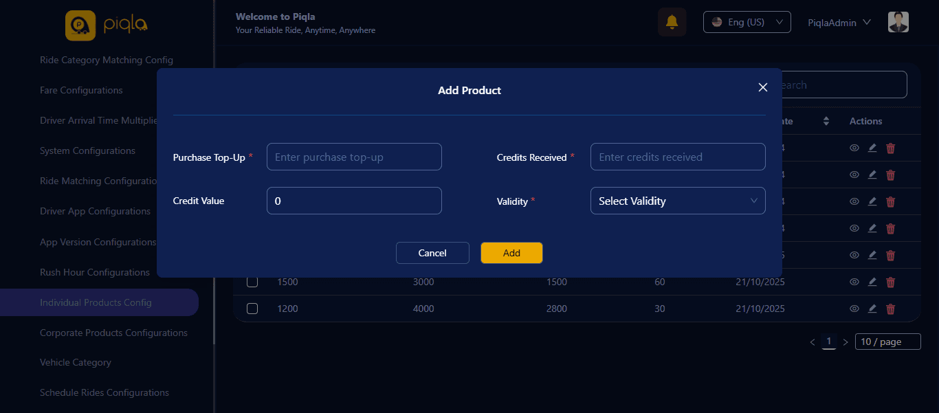 Piqla Admin Panel — screenshot 54