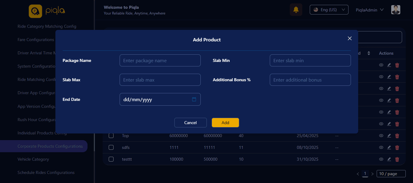 Piqla Admin Panel — screenshot 56