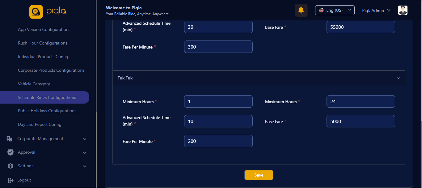 Piqla Admin Panel — screenshot 61