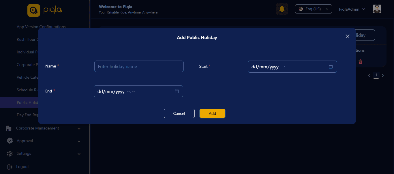 Piqla Admin Panel — screenshot 63