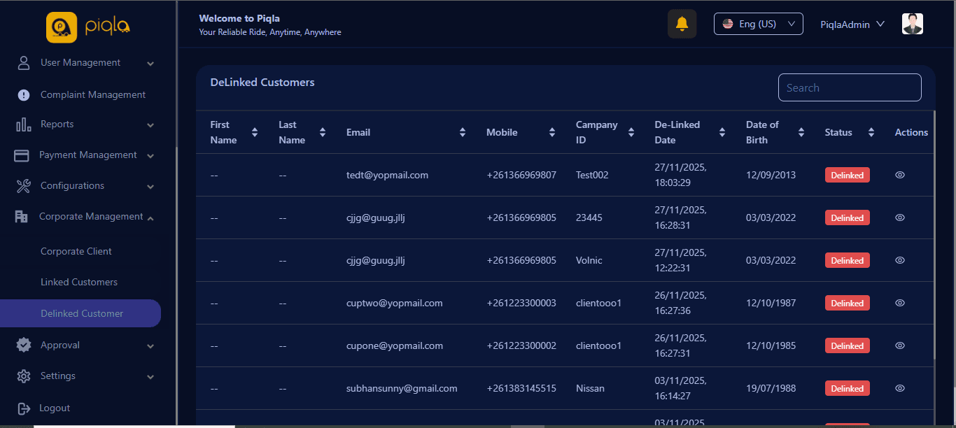 Piqla Admin Panel — screenshot 70