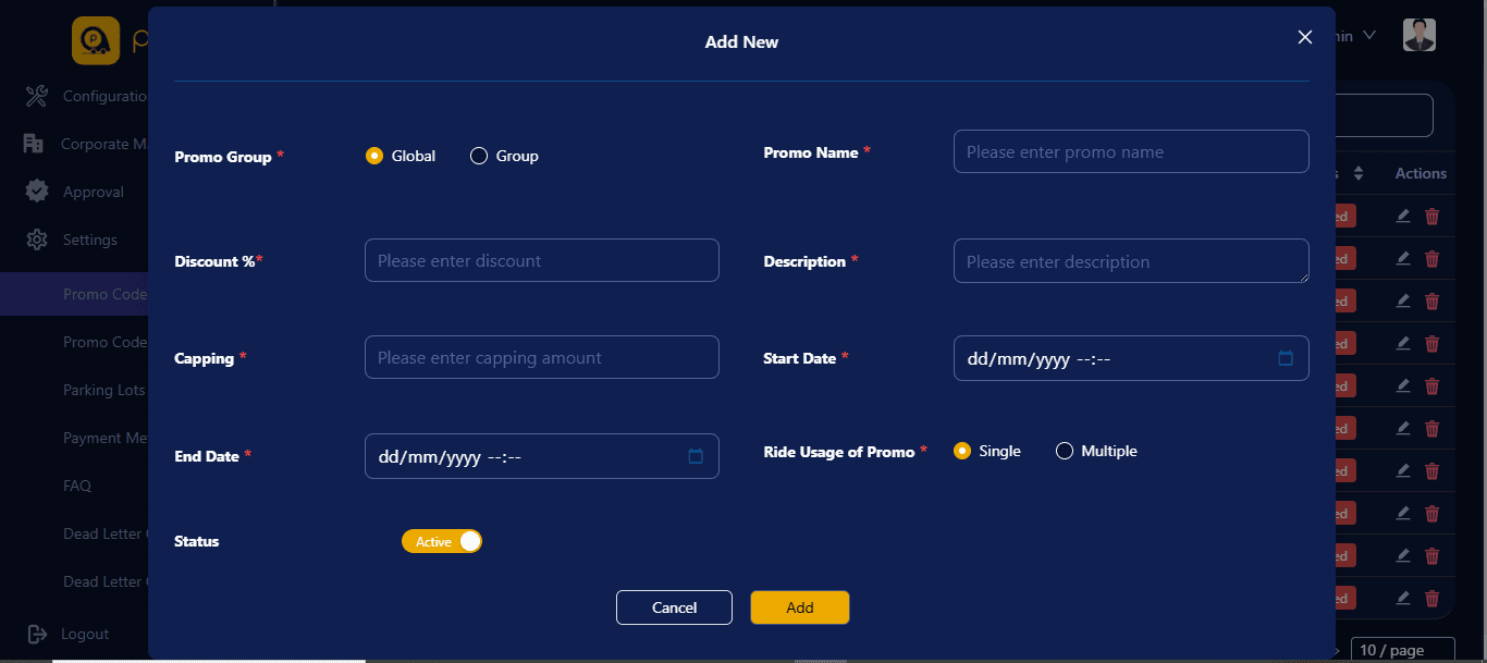 Piqla Admin Panel — screenshot 75