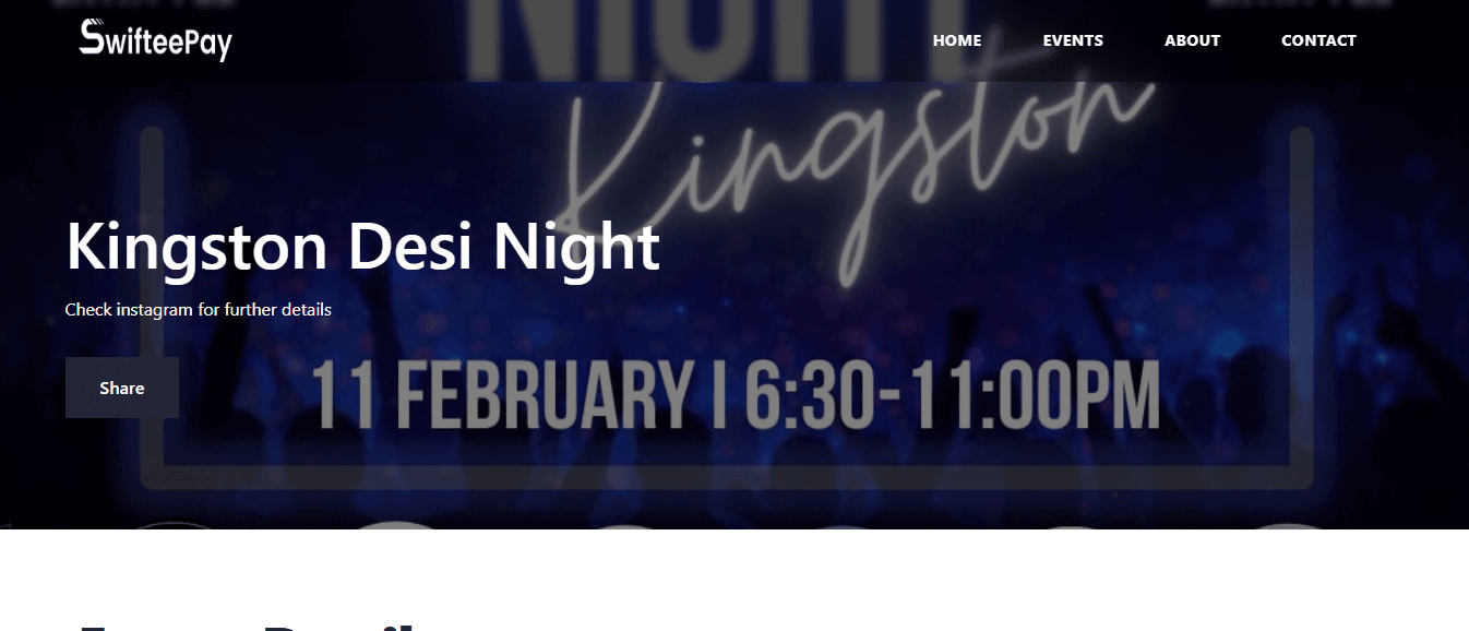 Events & Ticket Selling website — screenshot 6