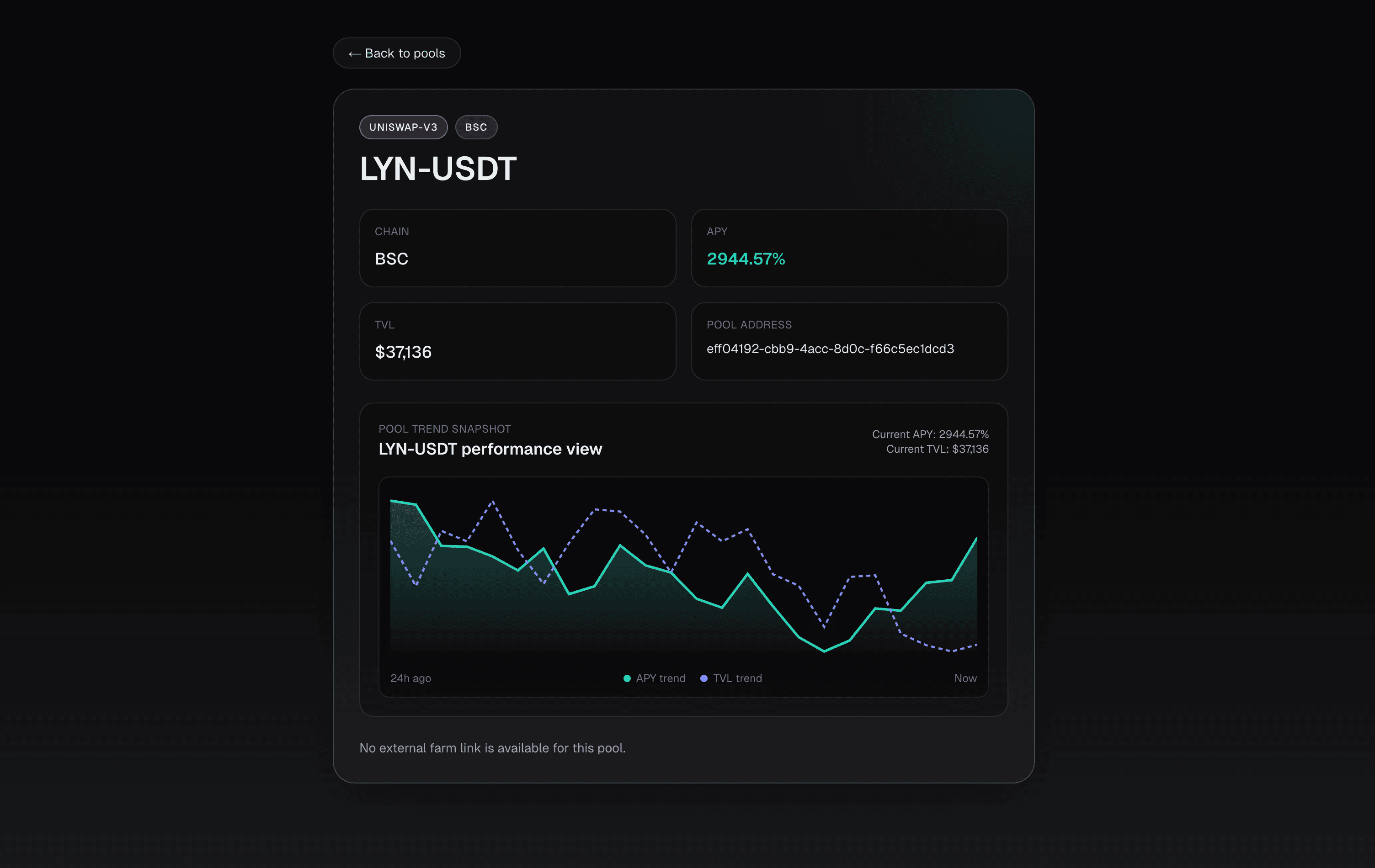 DeFi Yield Aggregator Dashboard — screenshot 2