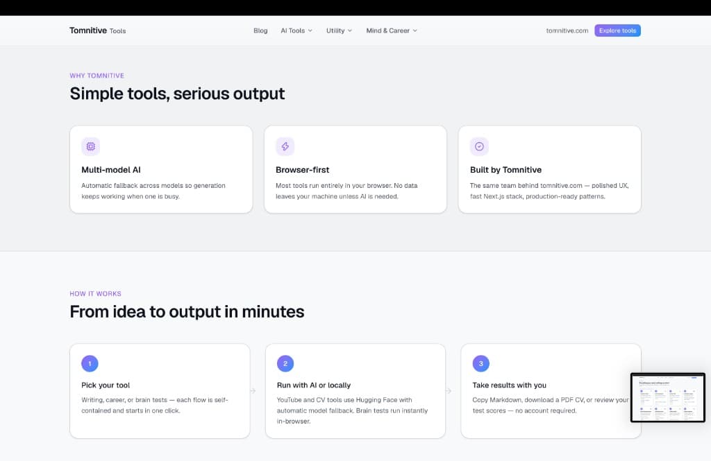 Tomnitive Tools — screenshot 3