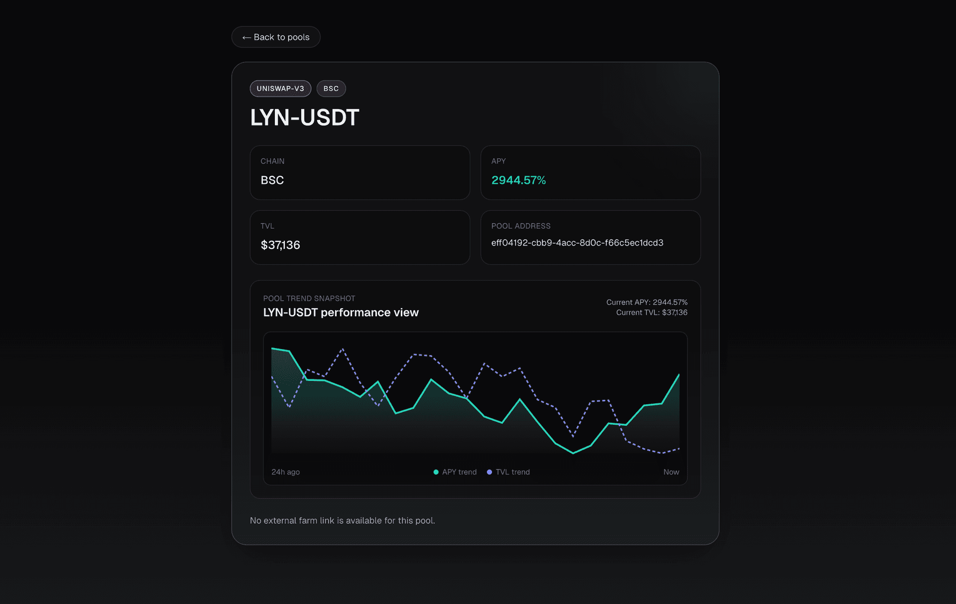 DeFi Yield Aggregator Dashboard — screenshot 2